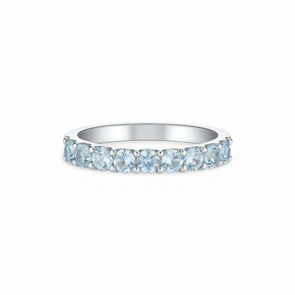 Linea Demi Grande Ring – Light Blue Aquamarine