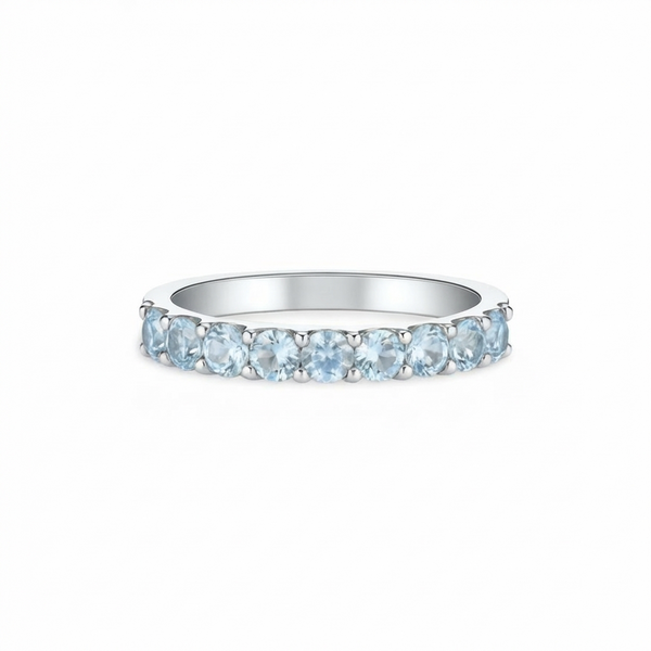 Linea Demi Grande Ring – Light Blue Aquamarine