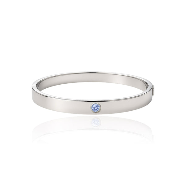 Forma Uno Elemental Bangle – Light Blue Aquamarine
