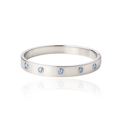 Forma Cinco Elemental Bangle – Light Blue Aquamarine