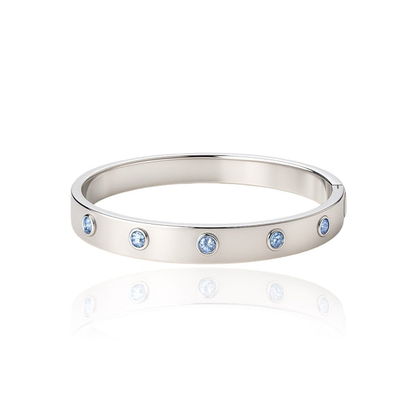 Forma Cinco Elemental Bangle – Light Blue Aquamarine