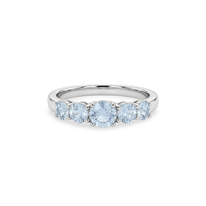 Juno Cinco Ring – Light Blue Aquamarine