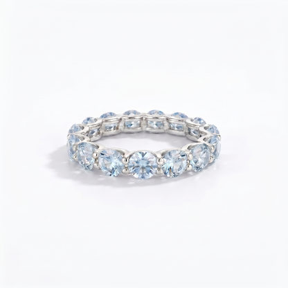 Linea Maxi Ring – Light Blue Aquamarine