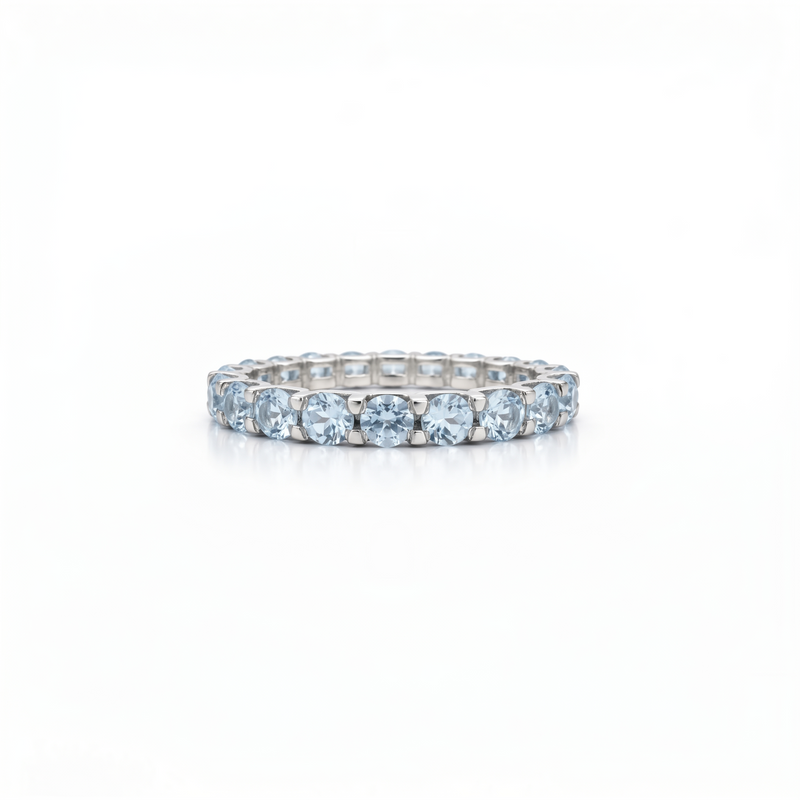 Linea Grande Ring – Light Blue Aquamarine