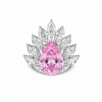 Nova Pavone Ring – Light Pink Sapphire