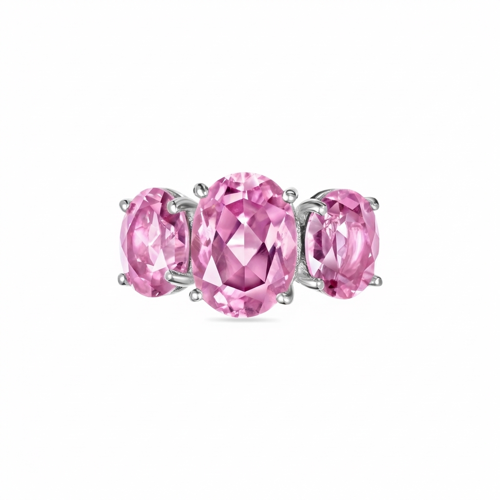 Velara Grand Trilogy Ring – Light Pink Sapphire