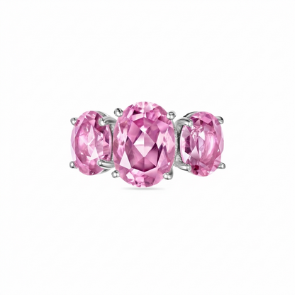 Velara Grand Trilogy Ring – Light Pink Sapphire