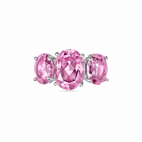 Velara Grand Trilogy Ring – Light Pink Sapphire