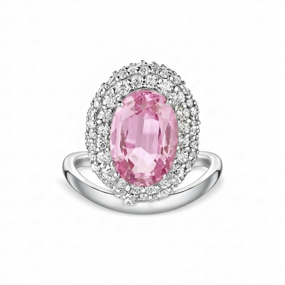 Velara Crest Ring – Light Pink Sapphire