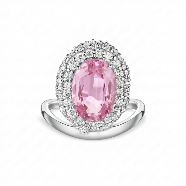 Velara Crest Ring – Light Pink Sapphire