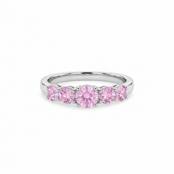 Juno Cinco Ring – Light Pink Sapphire