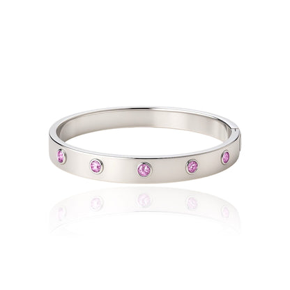 Forma Cinco Elemental Bangle – Light Pink Sapphire