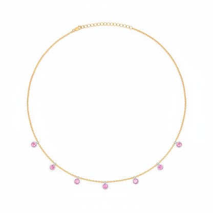Forma Harmony Necklace – Light Pink Sapphire