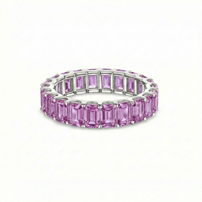 Nexus Eternity Ring – Purple Sapphire