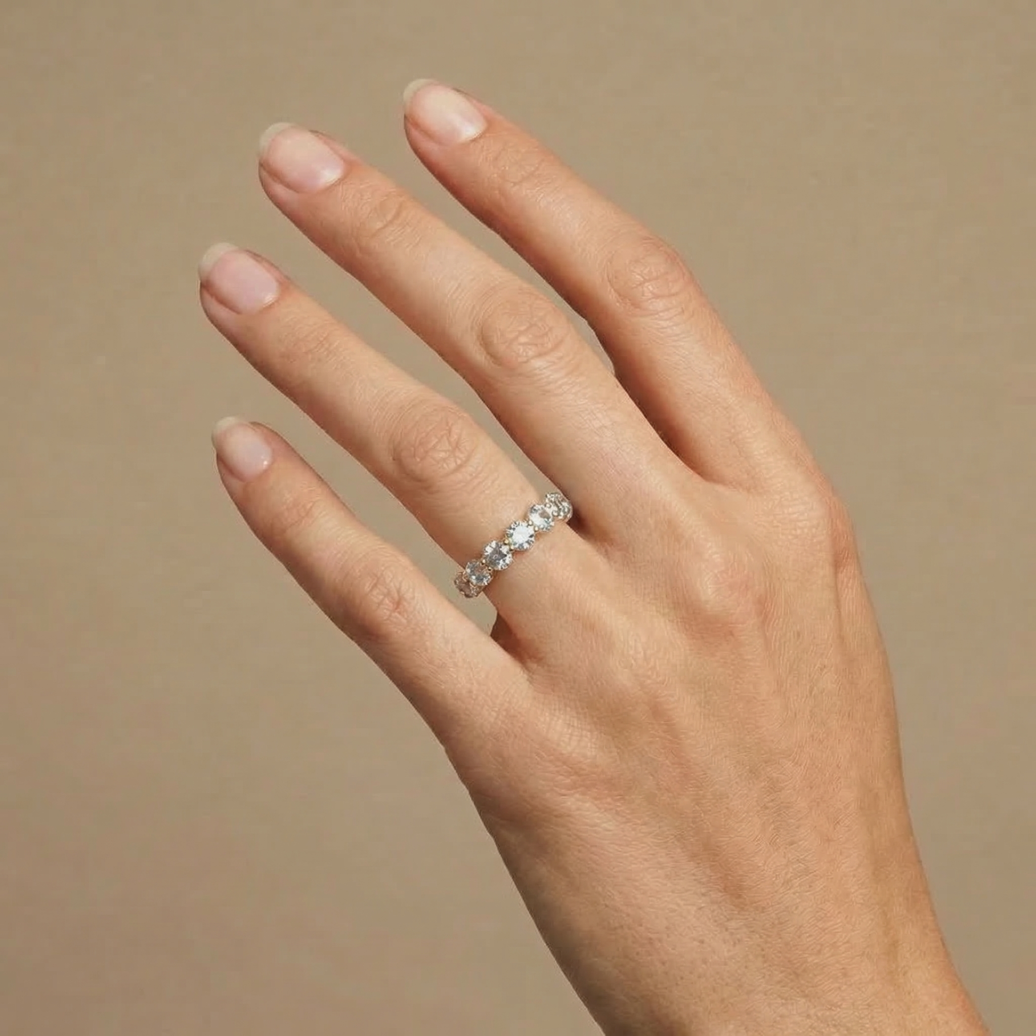 Linea Maxi Ring – Light Blue Aquamarine