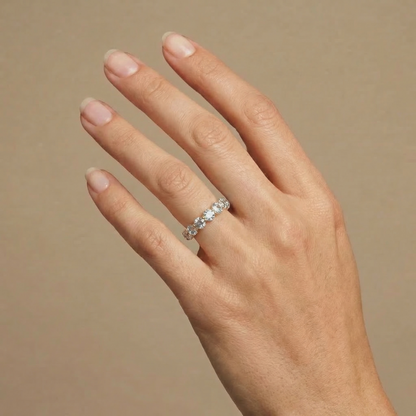Linea Maxi Ring – Light Blue Aquamarine