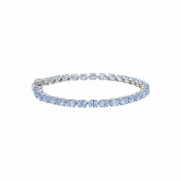 Velara Tennis Bracelet – Light Blue Aquamarine