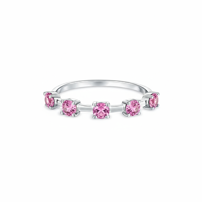 Linea Cinco Ring – Light Pink Sapphire