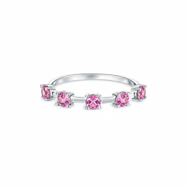 Linea Cinco Ring – Light Pink Sapphire