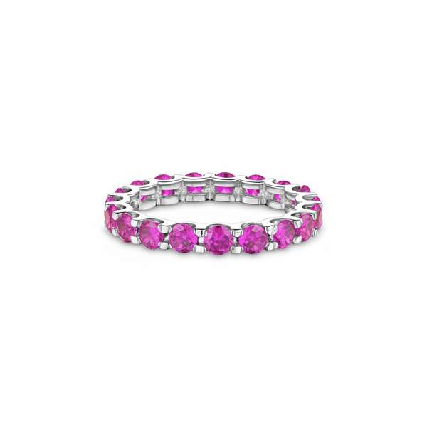 Linea Grande Ring – Vivid Pink Sapphire