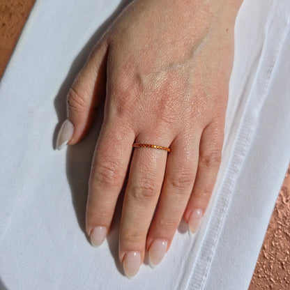 Linea Mini Ring – White Diamond