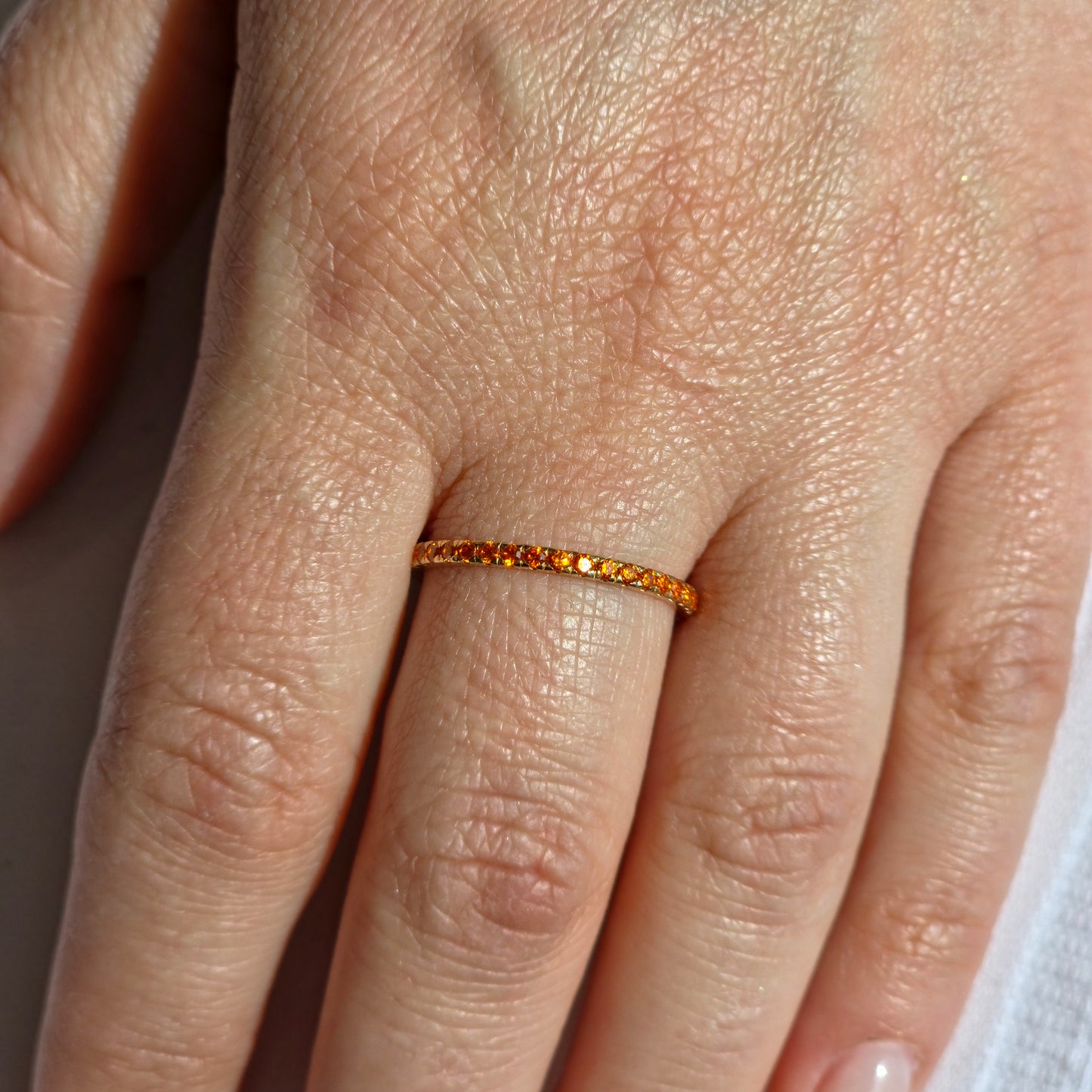 Linea Mini Ring – White Diamond