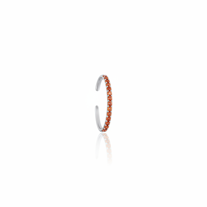 Linea Mini Ear Cuff – Orange Padparadscha Sapphire