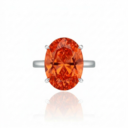 Velara Gala Ring – Orange Padparadscha Sapphire