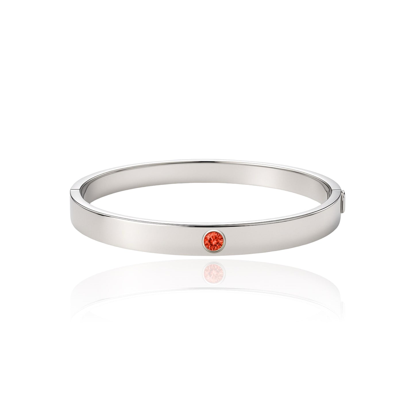 Forma Uno Elemental Bangle – Orange Padparadscha Sapphire