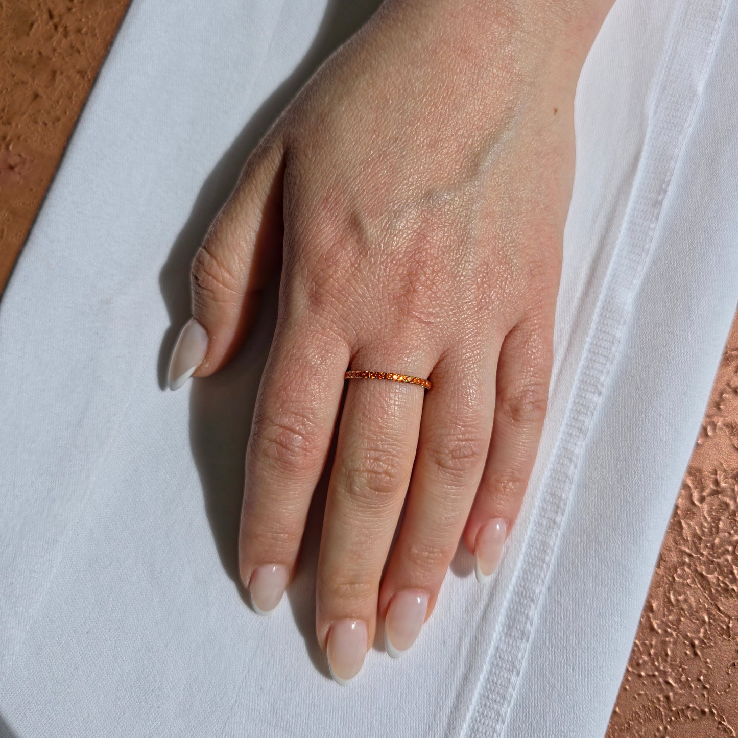 Linea Mini Ring – White Diamond