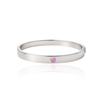 Forma Uno Elemental Bangle – Light Pink Sapphire