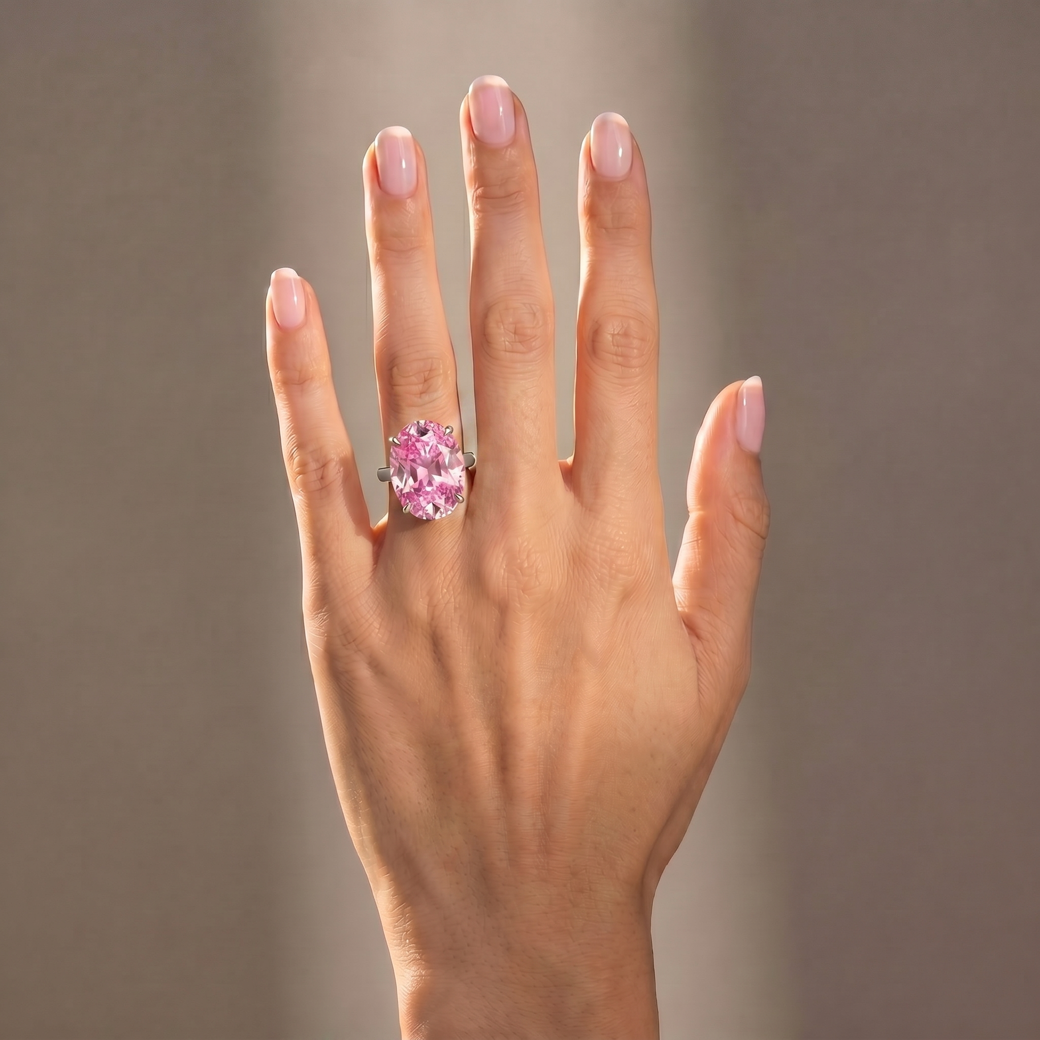 Velara Gala Ring – Light Pink Sapphire