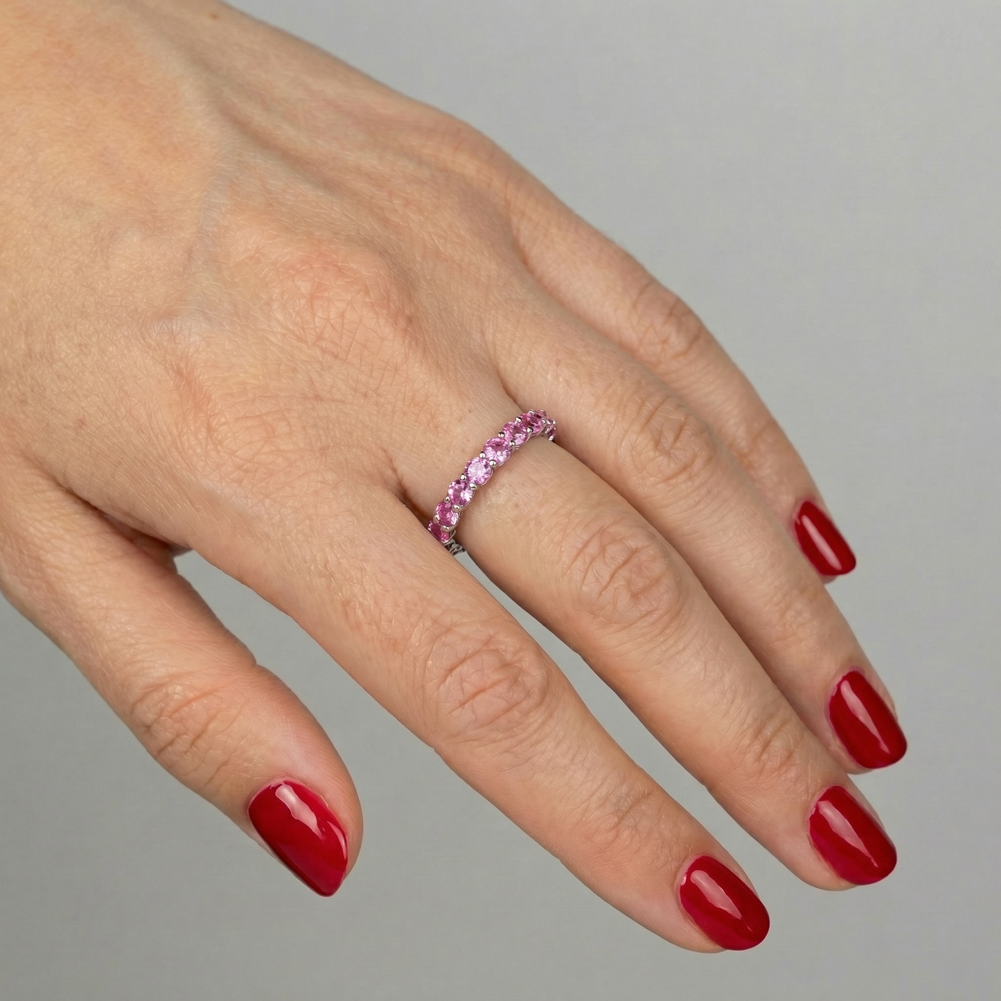 Linea Grande Ring – Light Pink Sapphire