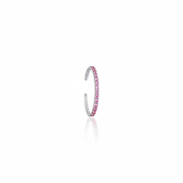 Linea Mini Ear Cuff – Light Pink Sapphire