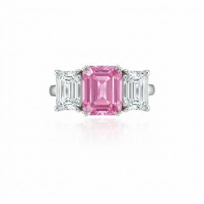 Nexus Trilogy Ring – Light Pink Sapphire