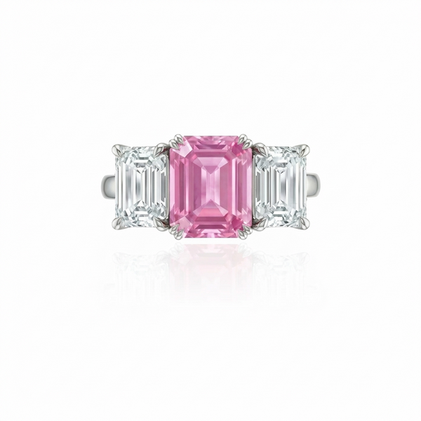 Nexus Trilogy Ring – Light Pink Sapphire