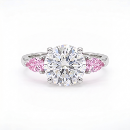 Juno Trio Ring – Light Pink Sapphire