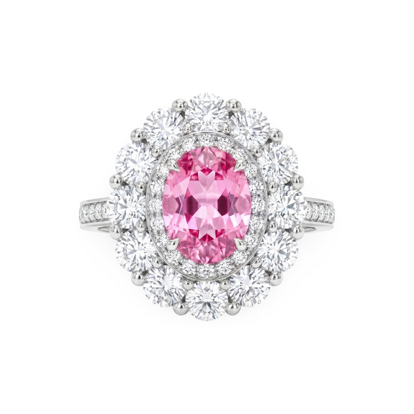 Velara Double Halo Ring – Light Pink Sapphire