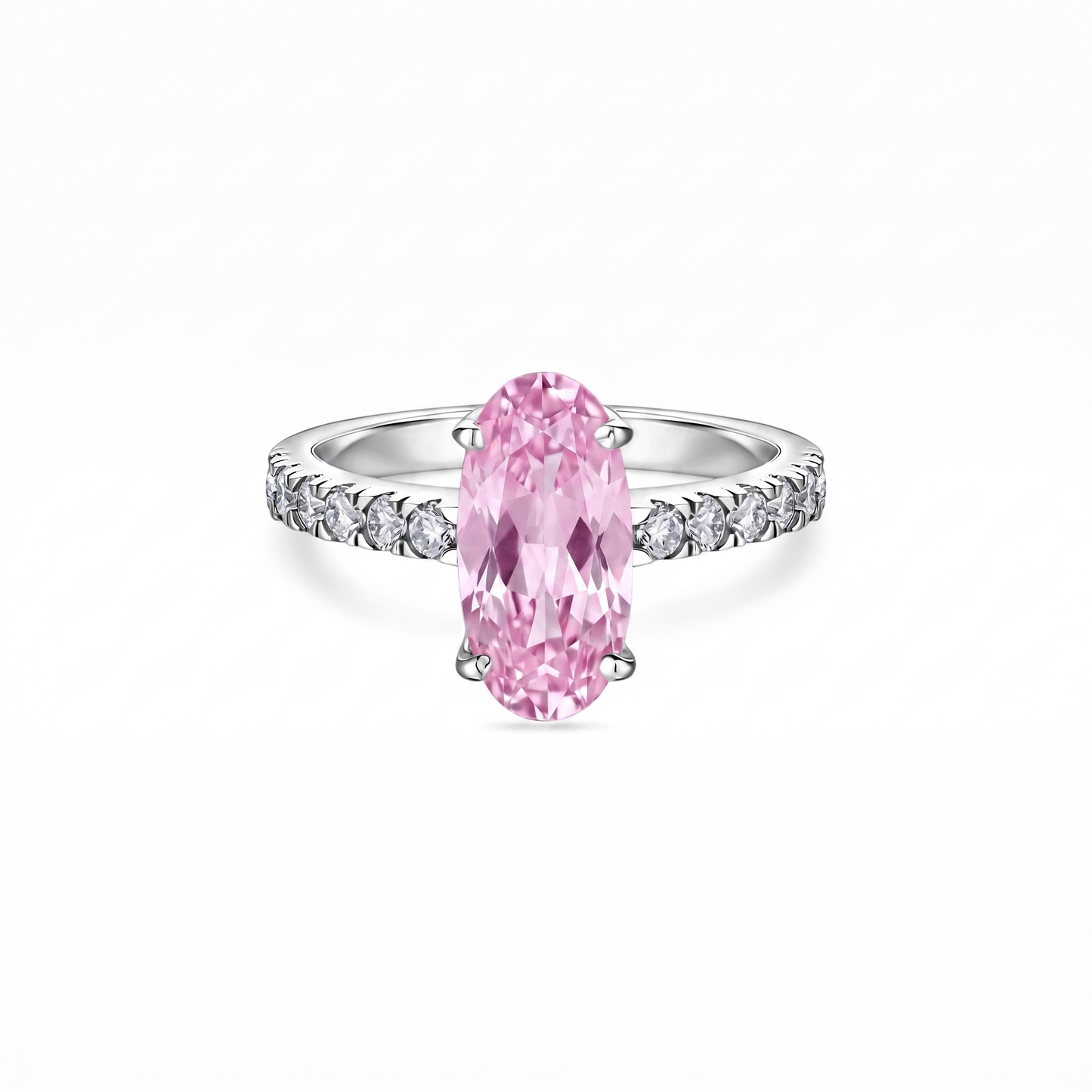 Velara Axis Ring – Light Pink Sapphire
