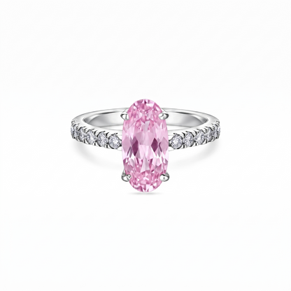 Velara Axis Ring – Light Pink Sapphire