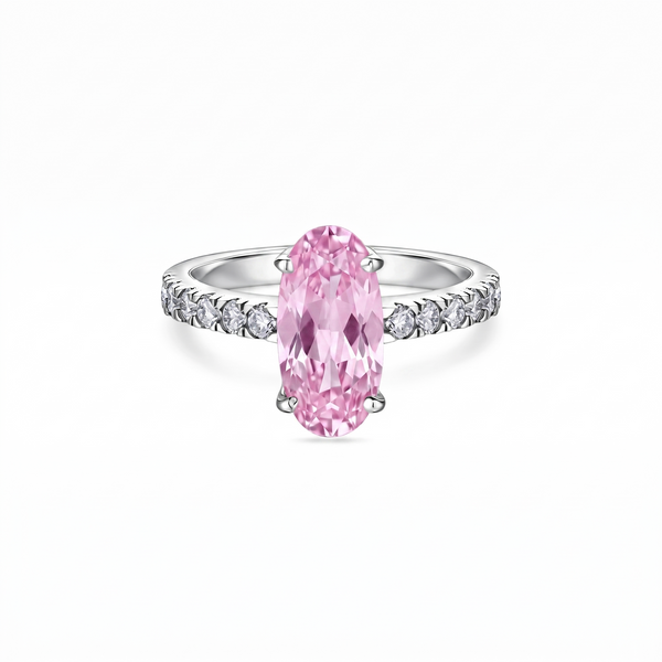 Velara Axis Ring – Light Pink Sapphire