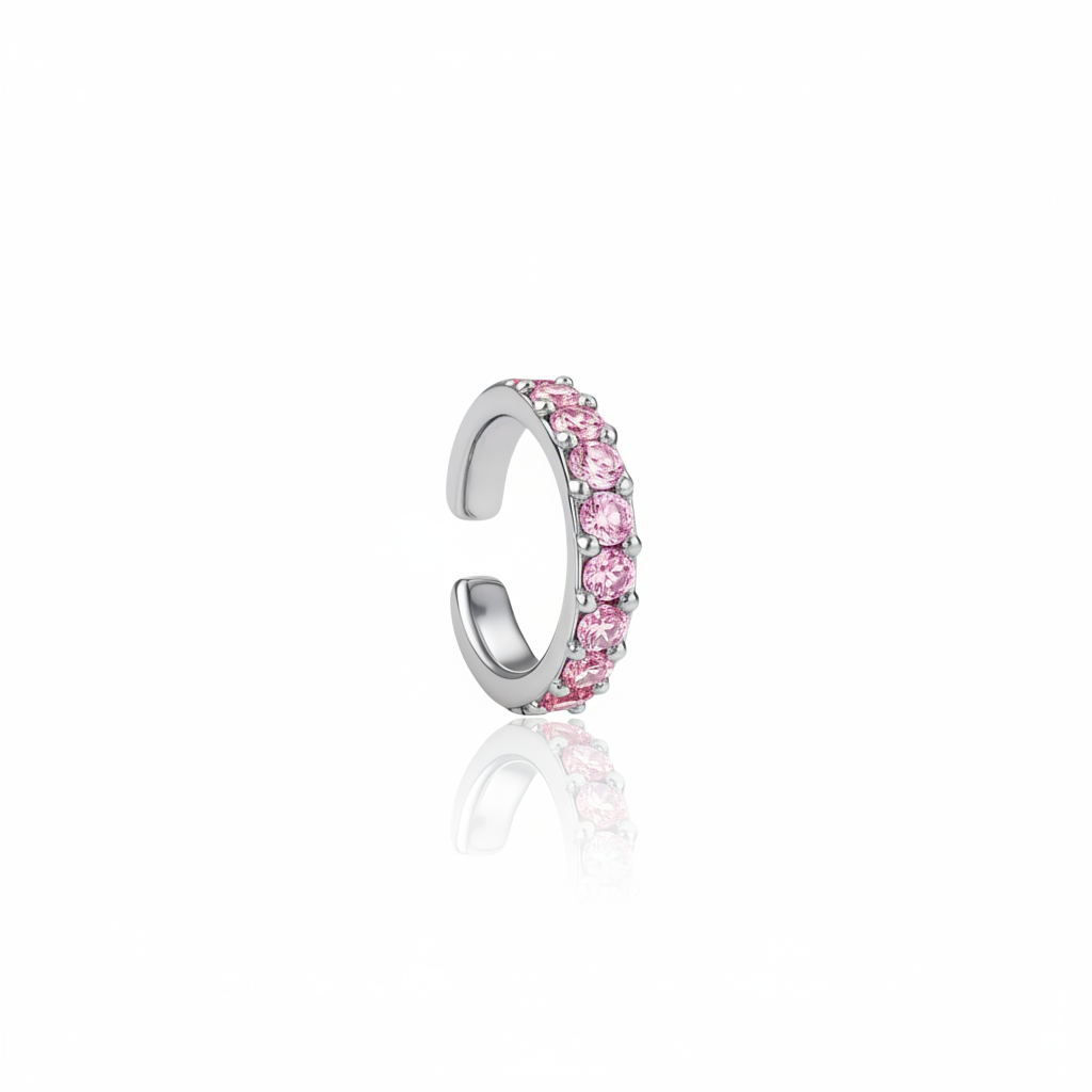 Linea Grande Ear Cuff – Light Pink Sapphire
