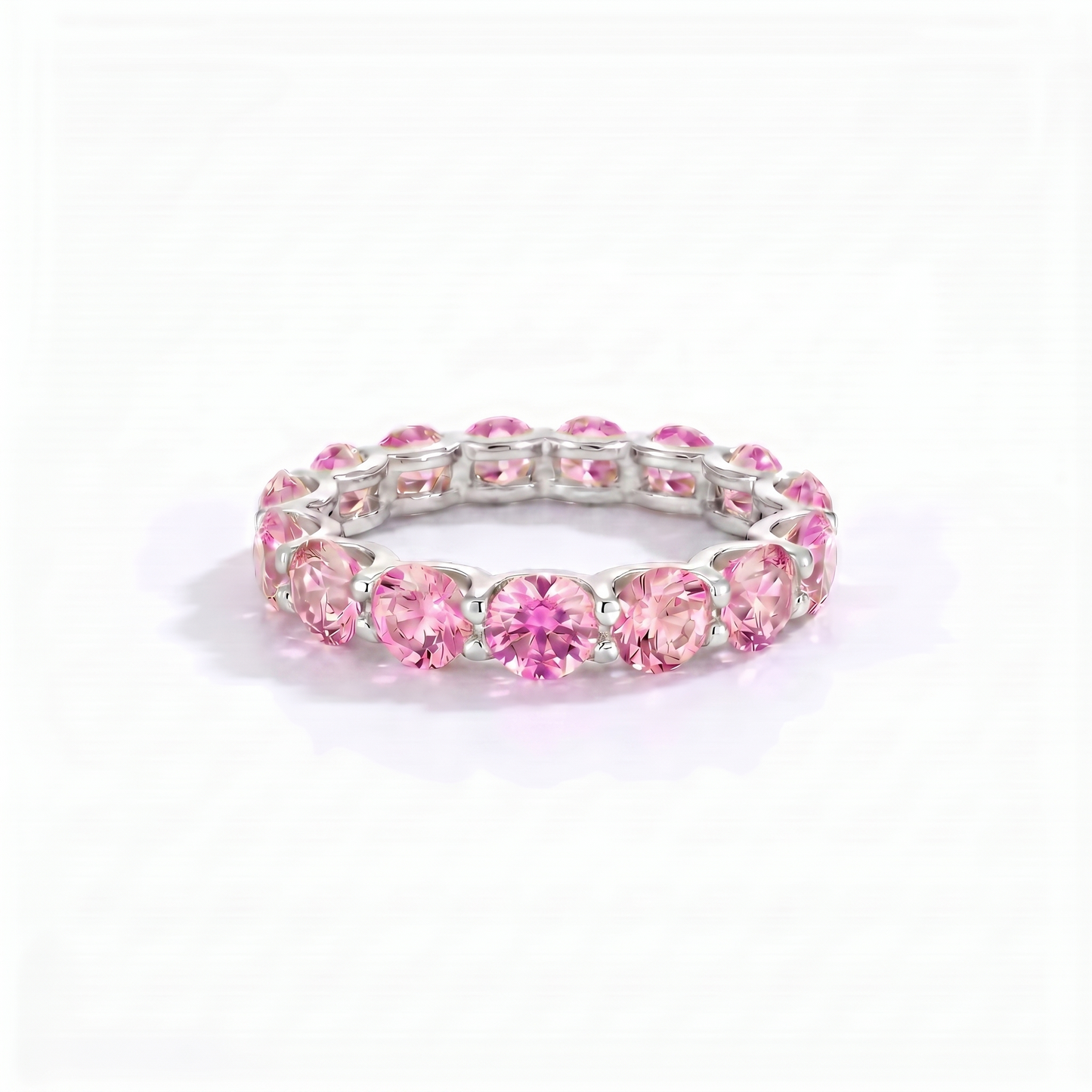 Linea Maxi Ring – Light Pink Sapphire