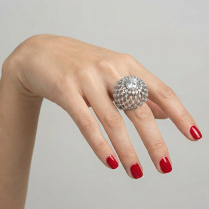Juno Majestic Ring – White Diamond