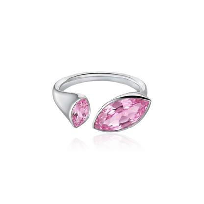 Aria Duo Marquise Ring – Light Pink Sapphire
