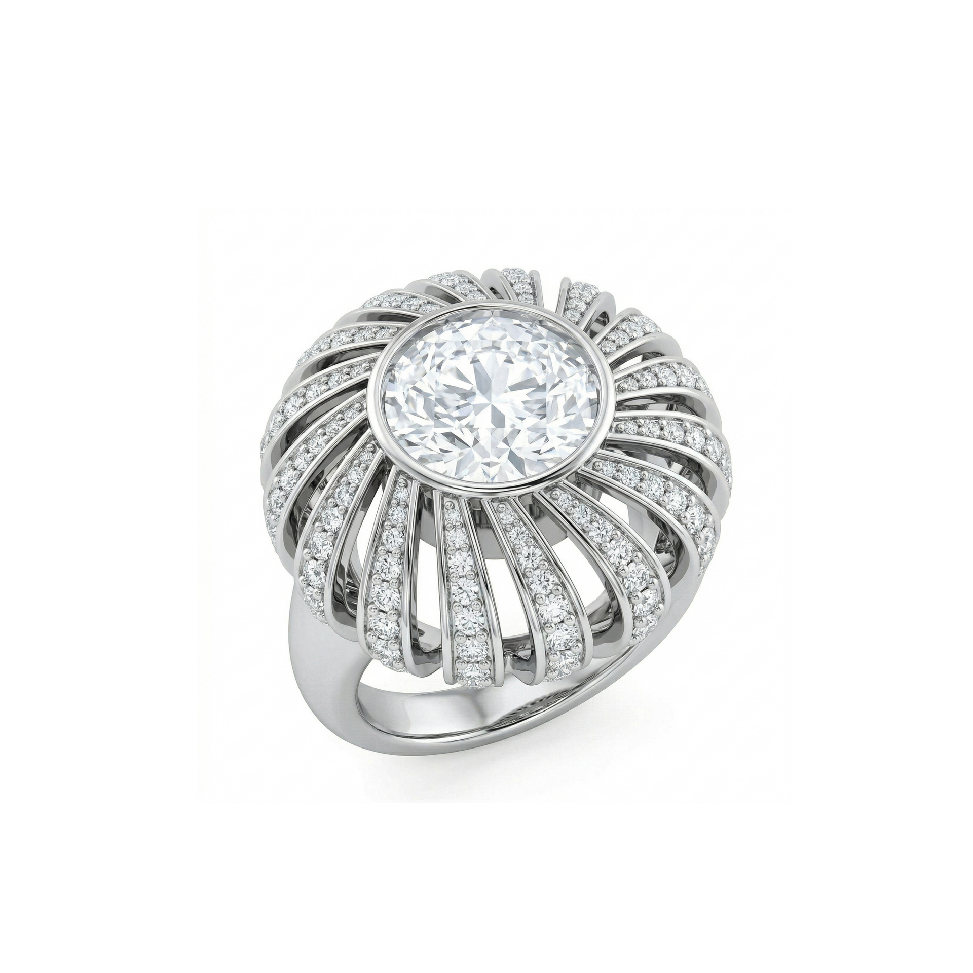 Forma Pasha Ring – White Diamond