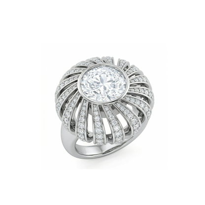 Forma Pasha Ring – White Diamond
