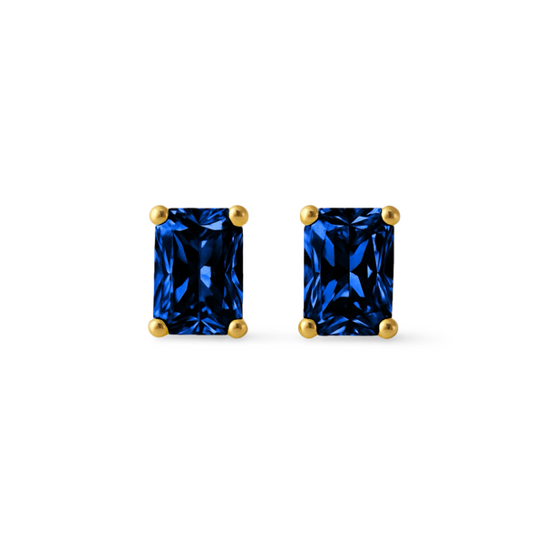 Nexus Mini Stud Earrings – Blue Sapphire