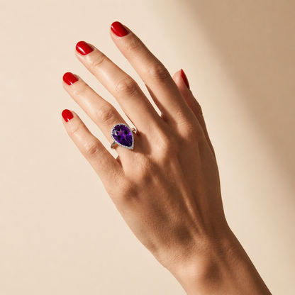 Nova Principessa Ring – Purple Sapphire