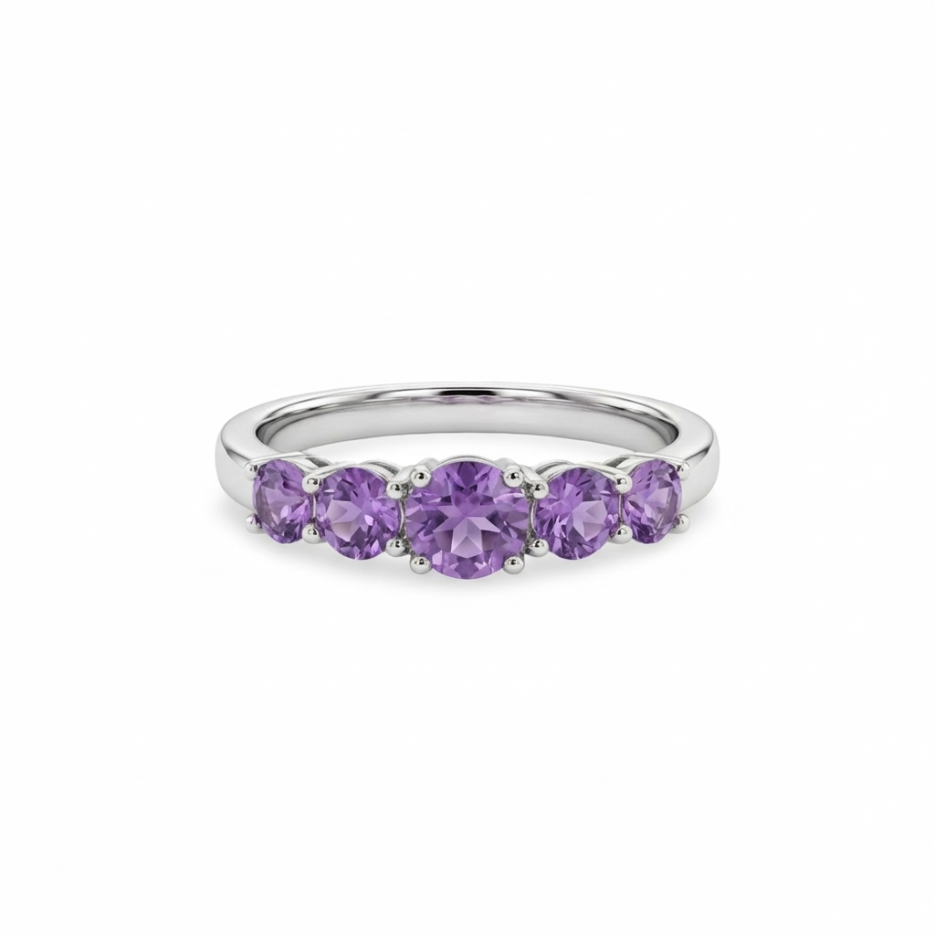 Juno Cinco Ring – Purple Sapphire